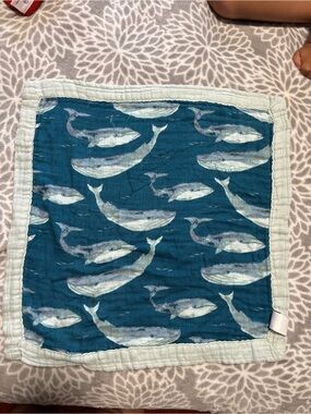 Milkbarn Whale Security Blanket
